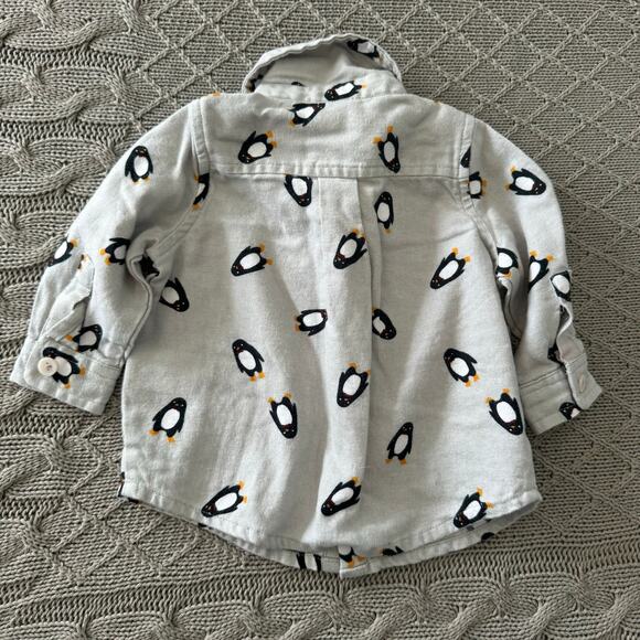 Ever & Ever Penguin Button Down ~ 3M - Picture 6 of 6